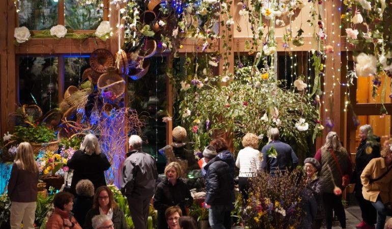 Minnesota Landscape Arboretum Spring Flower Show opening night display