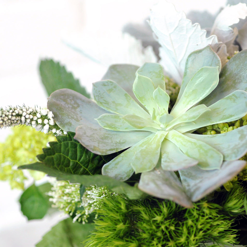 Close up of Sedum Floret used in Spruce Flowers Loring arrangement