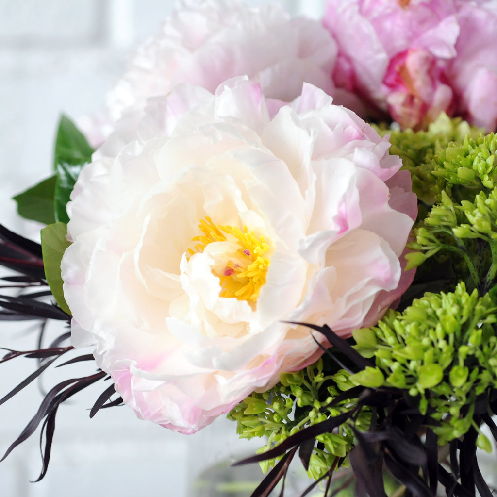 Portland Flower arrangement for Spring and Autumn  featuring Peonies for delivery in Minneapolis and St Paul